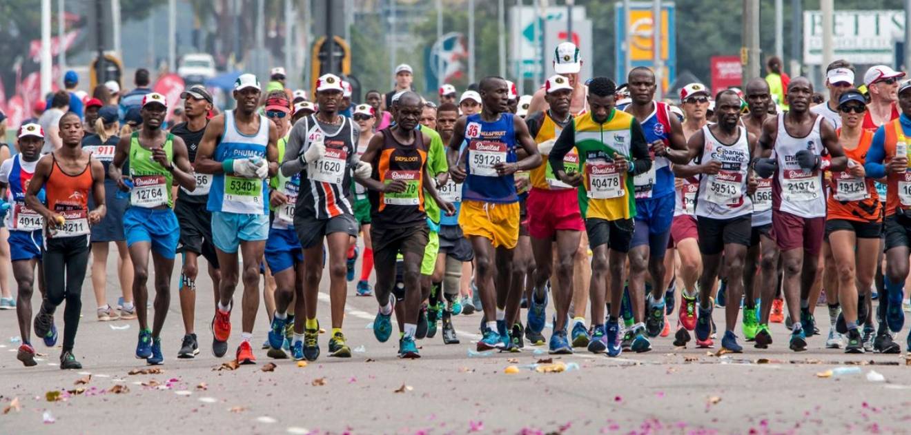 death of two athletes in a marathon in South Africa